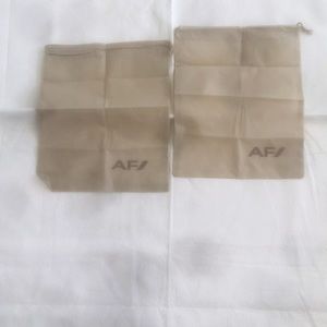 Set of 2 Drawstring Storage Dust Bags for Travel & Outdoor Activity 15” x 11”